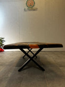 Wechseln Walnut epoxy coffee table – 120x70 cm - Elite Wood - coffee table 2 Bild