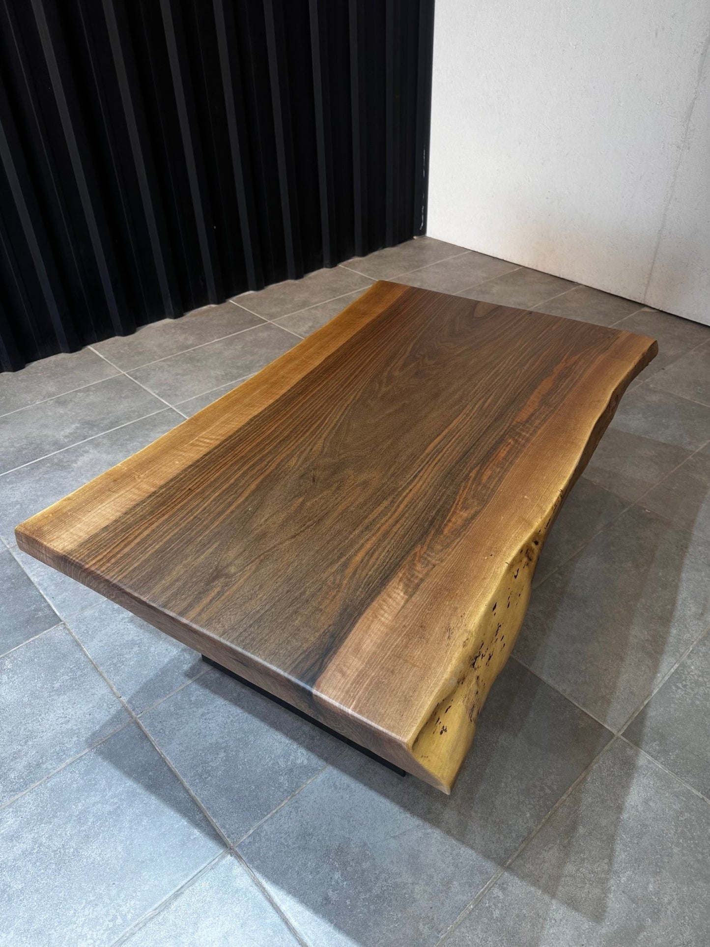 Walnut Live Edge Coffee Table – Handcrafted Solid Wood Table - Elite Wood - coffee table