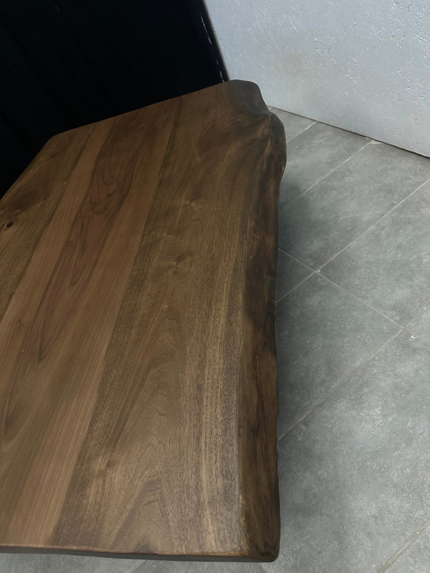 Walnut Solid Wood Table with Cross Base - Elite Wood - coffee table